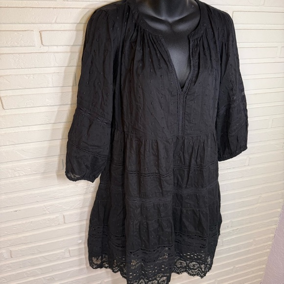 Velvet By Graham & Spencer Dorothy Lace Boho Cotton Dress, Women’s Size Small - Picture 3 of 13